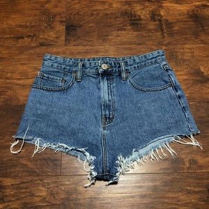 Urban Outfitters Super High Waisted Denim Shorts
